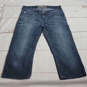 𝅺WOMENS Big Star Denim Jean Maddie Midrise Capri size 24